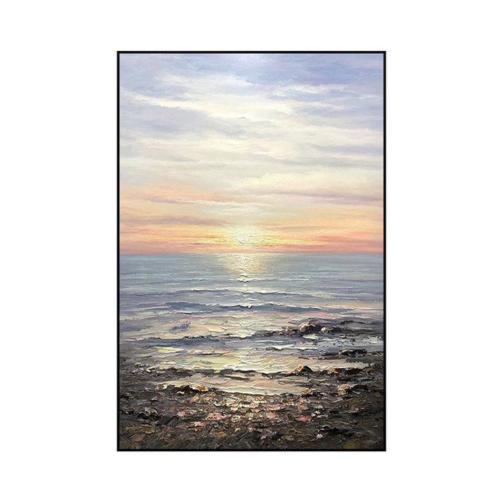 Coastal Sunrise Landscape Wall Art