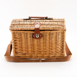 Handcrafted Wicker Storage Box