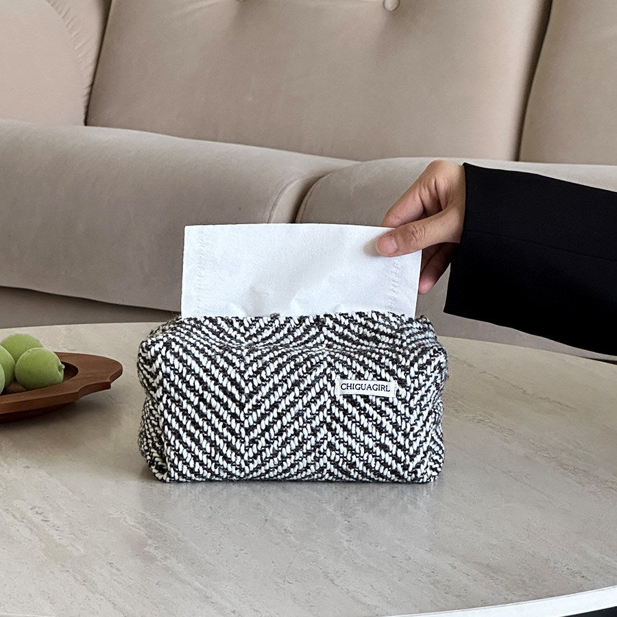 Cozy Knit Tissue Box Cover
