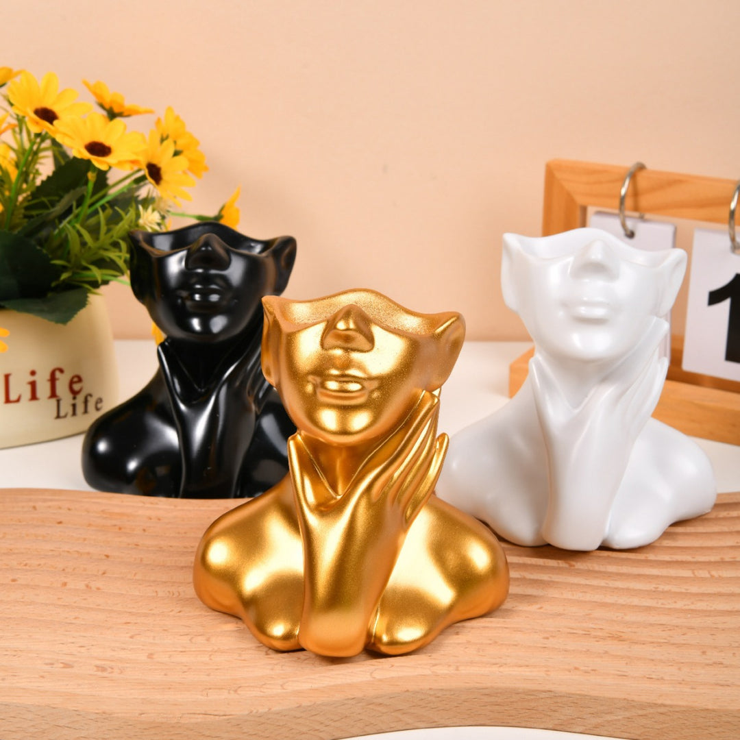 Artistic Ceramic Bust Sculpture