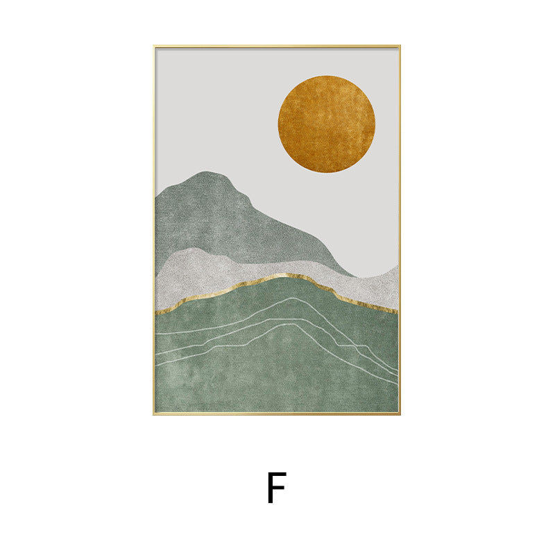 Framed Abstract Landscape Art Print