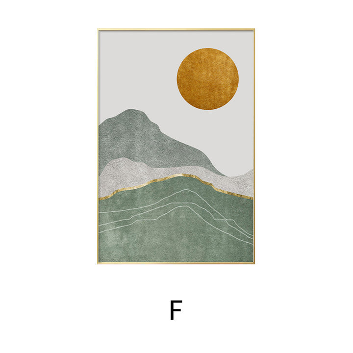 Framed Abstract Landscape Art Print