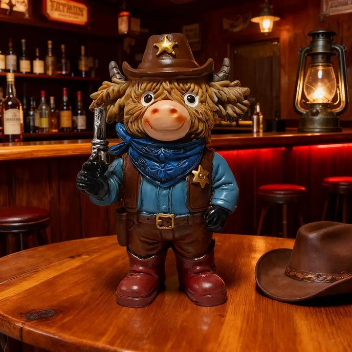 Funny Cowboy Figurine