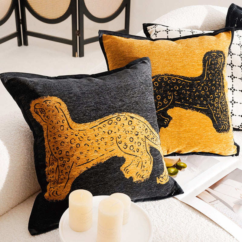 Artistic Animal Print Throw Pillow
