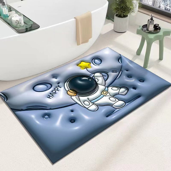 Cute Cartoon Cat Shape Bath Mat
