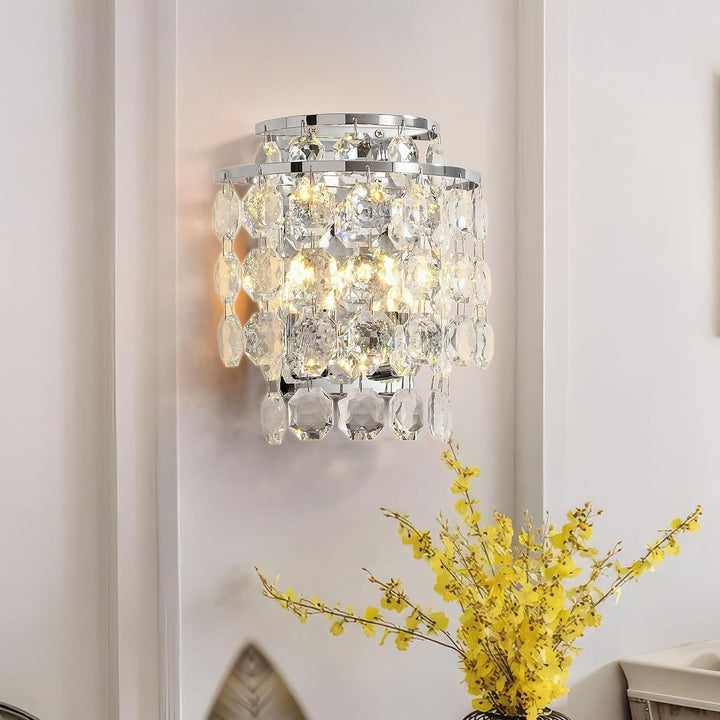 Crystal ceiling pendant light