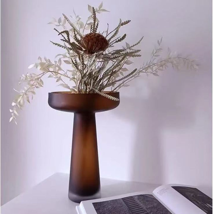 Decorative Glass Art Piece for Shelf Display