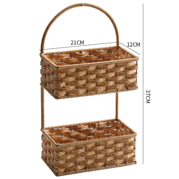 Double Layer Woven Storage Container