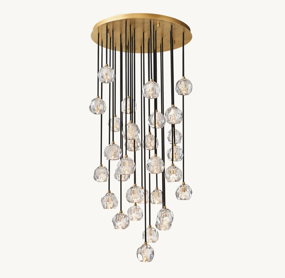 Crystal pendant lamp