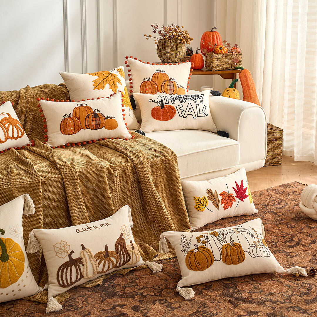 Decorative Pumpkin Throw Pillow