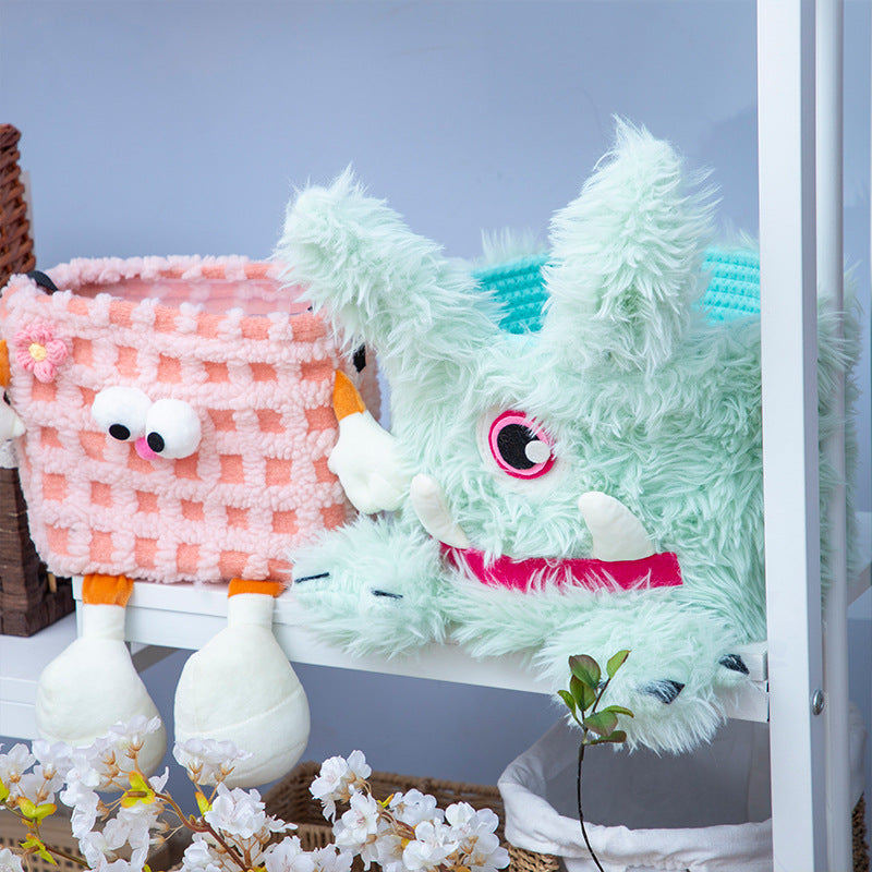 Playful Storage Basket in Bunny Design