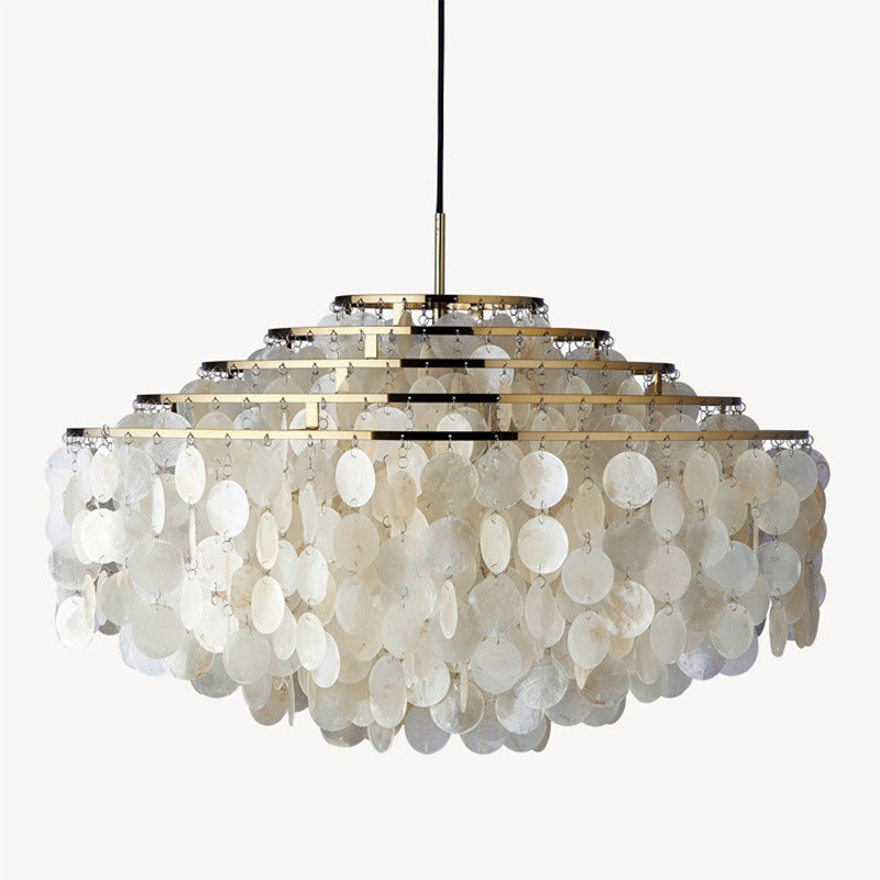 Muslin-inspired pendant light