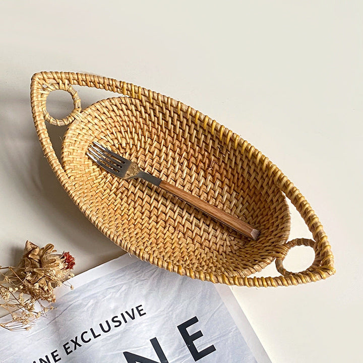 Elegant and handwoven fruit basket