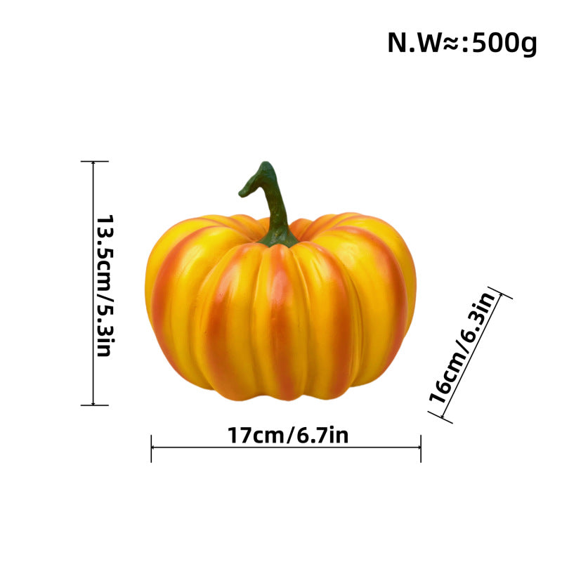 Decorative pumpkin figure
