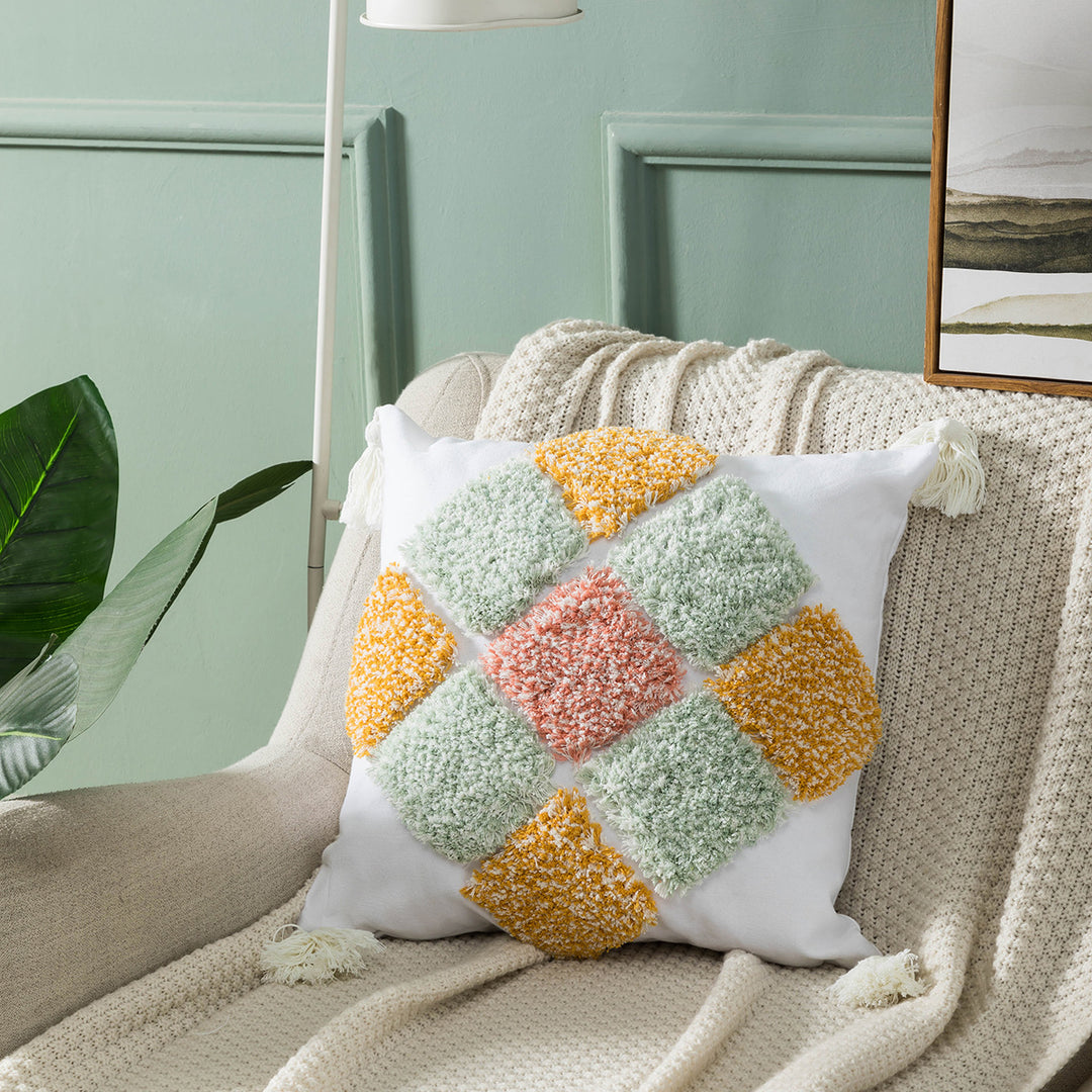 Textured Decorative Accent Throw Pillow