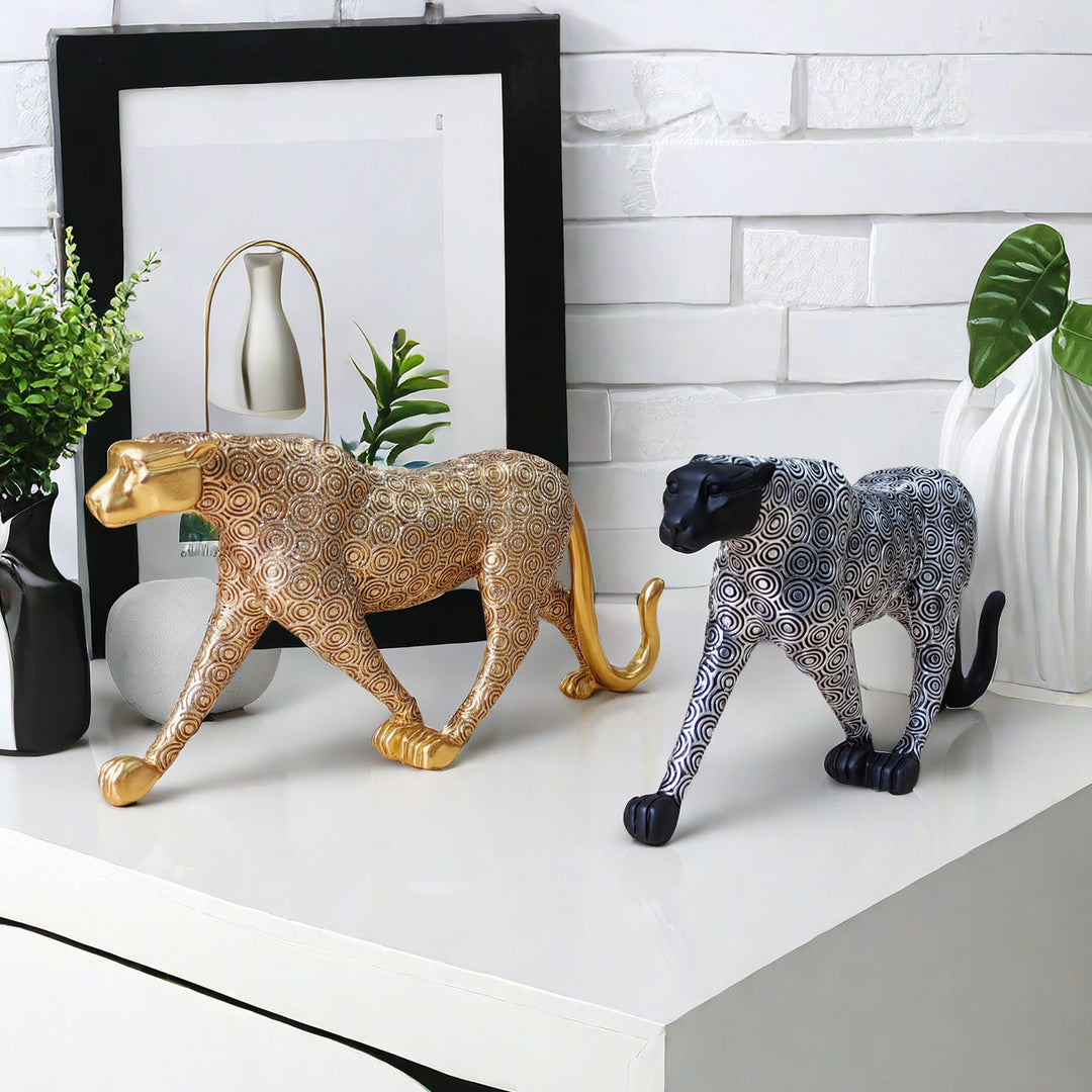 Artistic Decorative Wildcat Sculpture