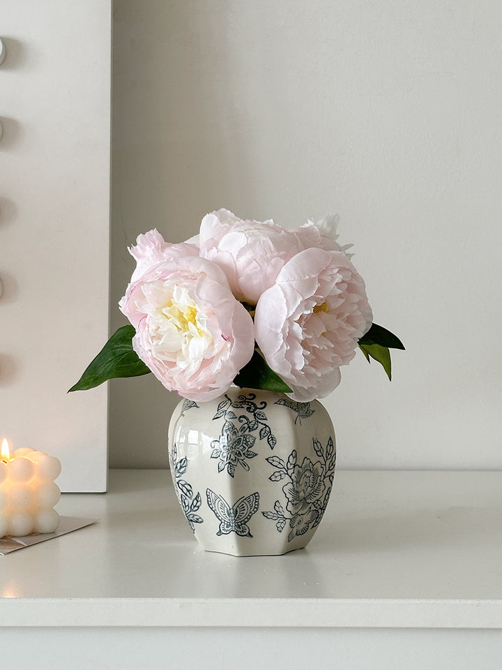 Decorative Floral Ceramic Vase