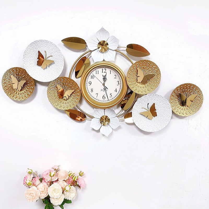 Decorative Butterfly Wall Clock