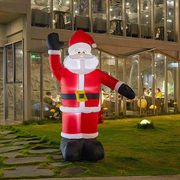 Funny Santa Climbing Figure