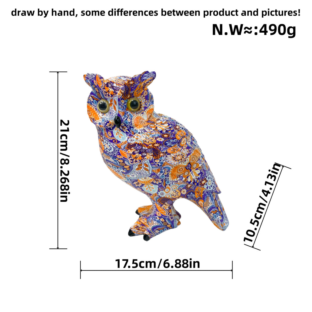 Artistic Owl Decorative Figure