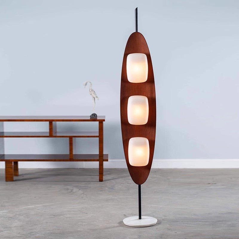 Modern sculptural floor lamp