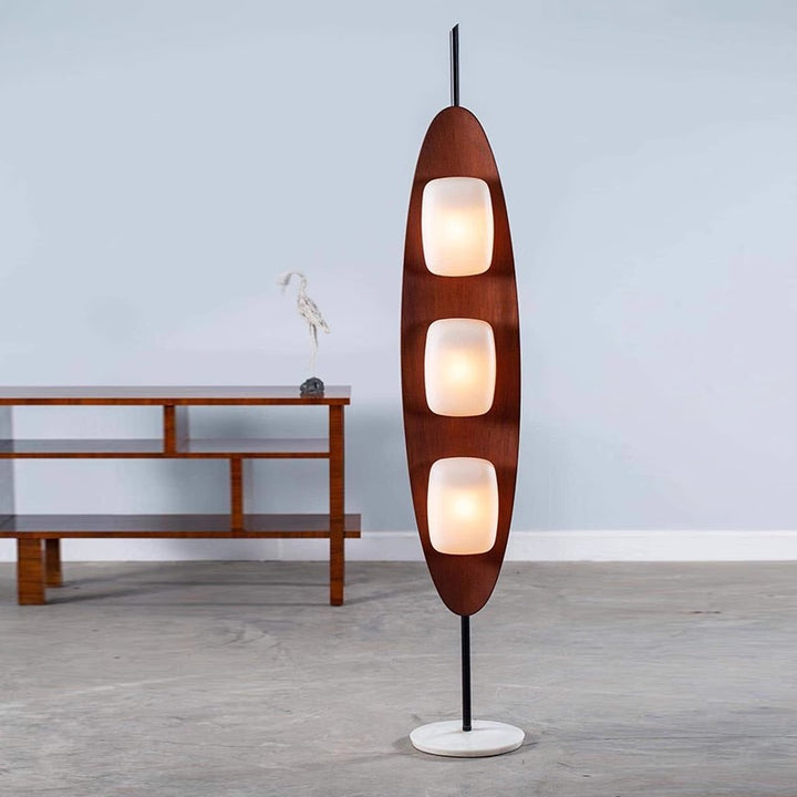 Modern sculptural floor lamp