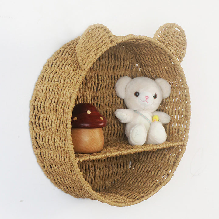 Creative wall shelf in bear design