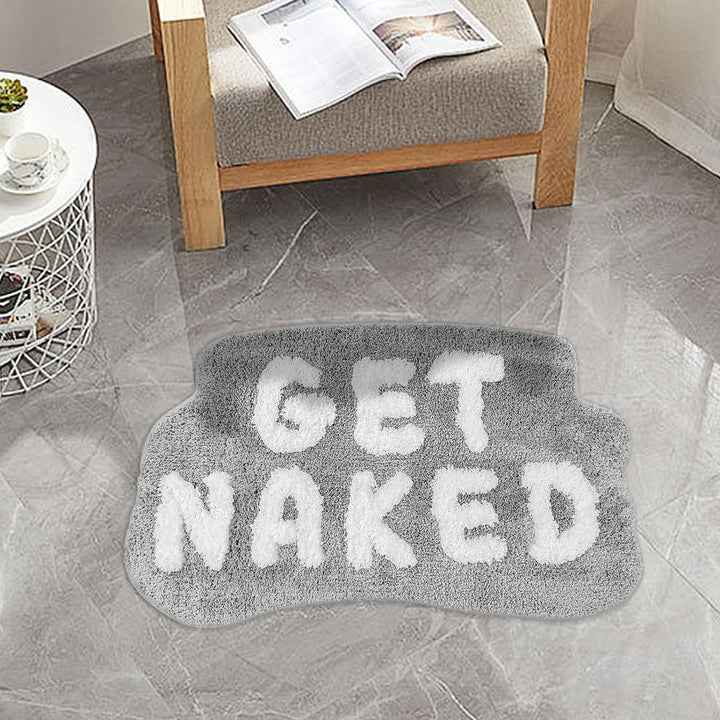 Playful Text Bath Mat