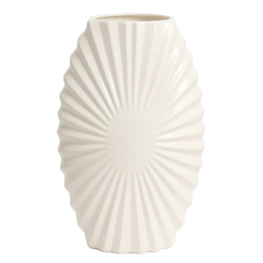 Textured Decorative Centerpiece Vase