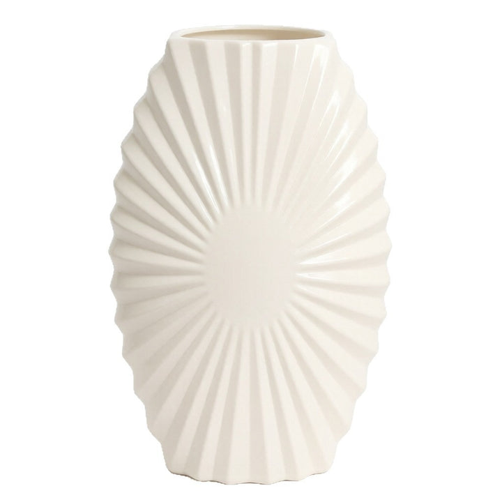 Textured Decorative Centerpiece Vase
