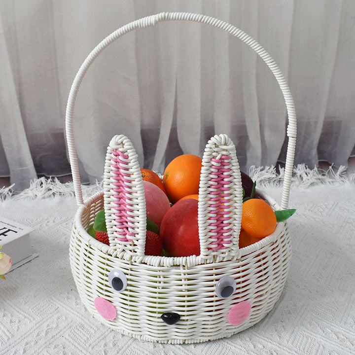 Bunny-Shaped Decorative Storage Basket