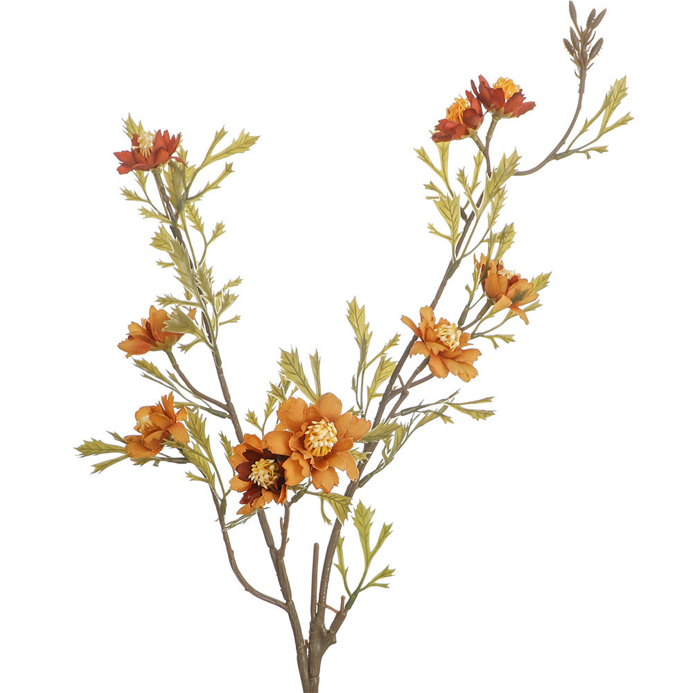Elegant artificial flower branch with detail-loving blossoms