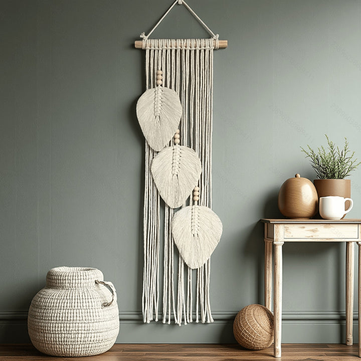 Macramé Leaf Wall Hanging