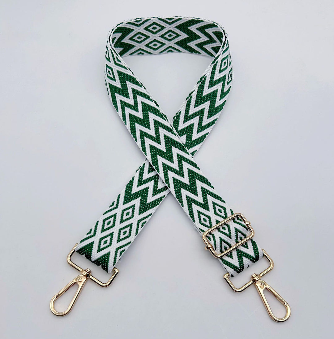 Adjustable Patterned Bag Strap