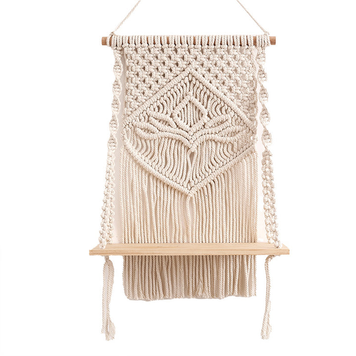 Decorative Macramé Wall Shelf