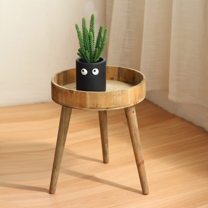 Modern side table made of wood