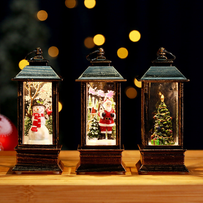 Decorative Snow Globe Lantern