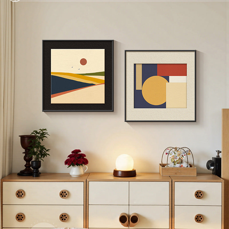 Framed Abstract Landscape Art