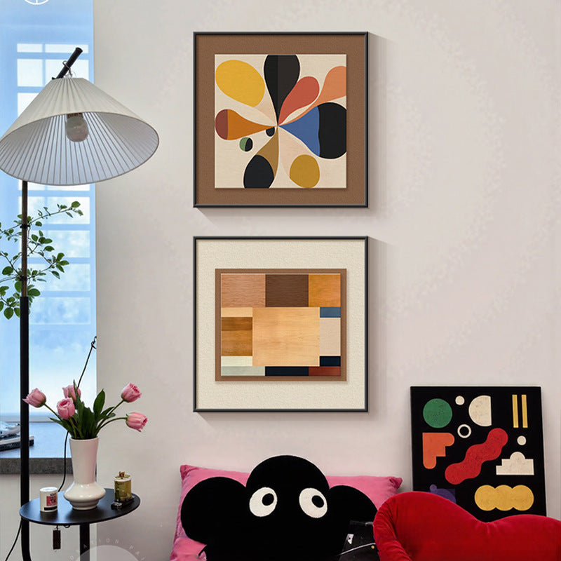 Framed Abstract Landscape Art