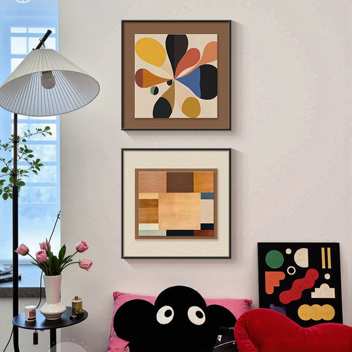 Framed Abstract Landscape Art
