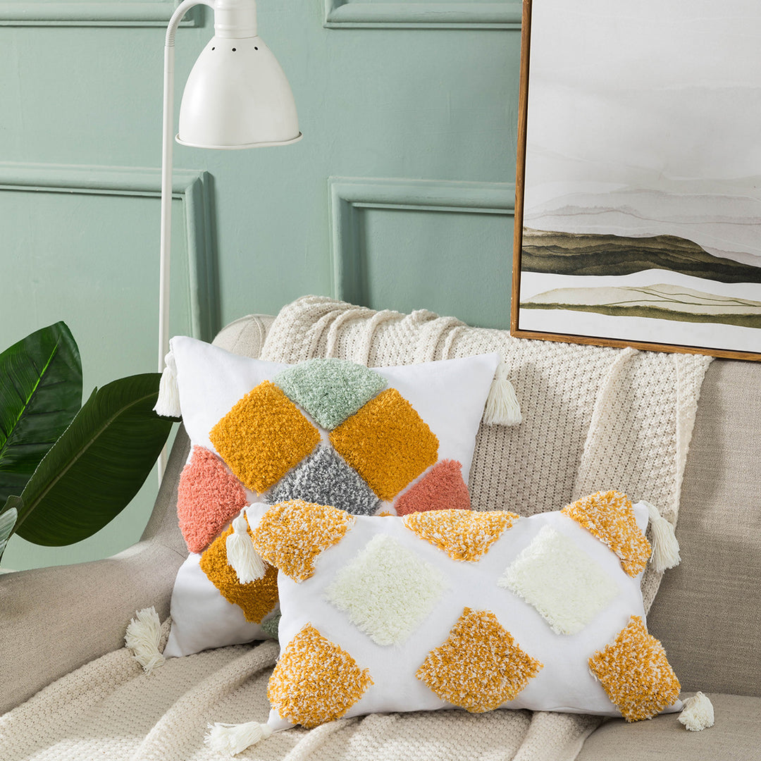 Textured Decorative Accent Throw Pillow