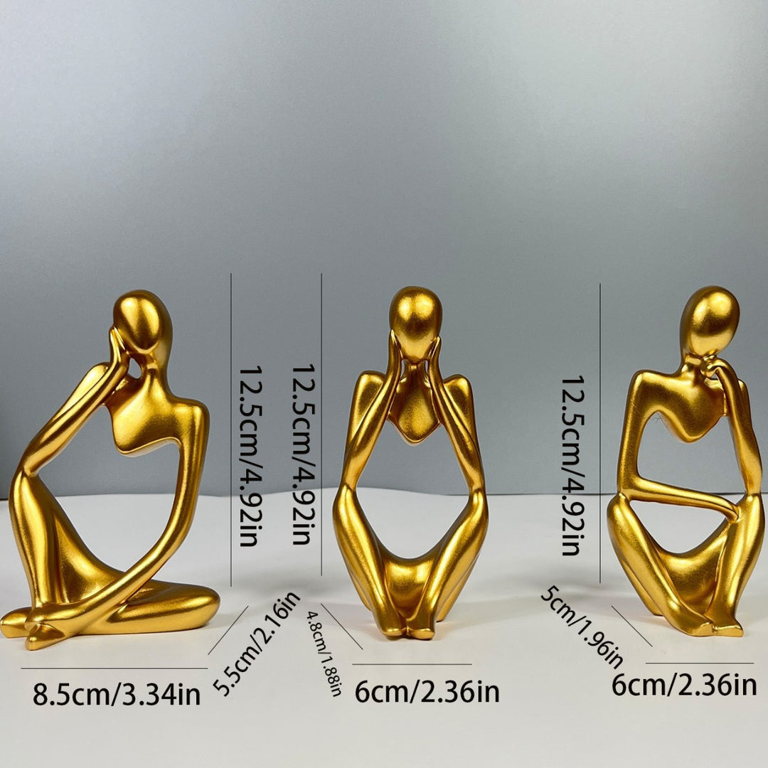 Abstract Figurative Sculpture Set