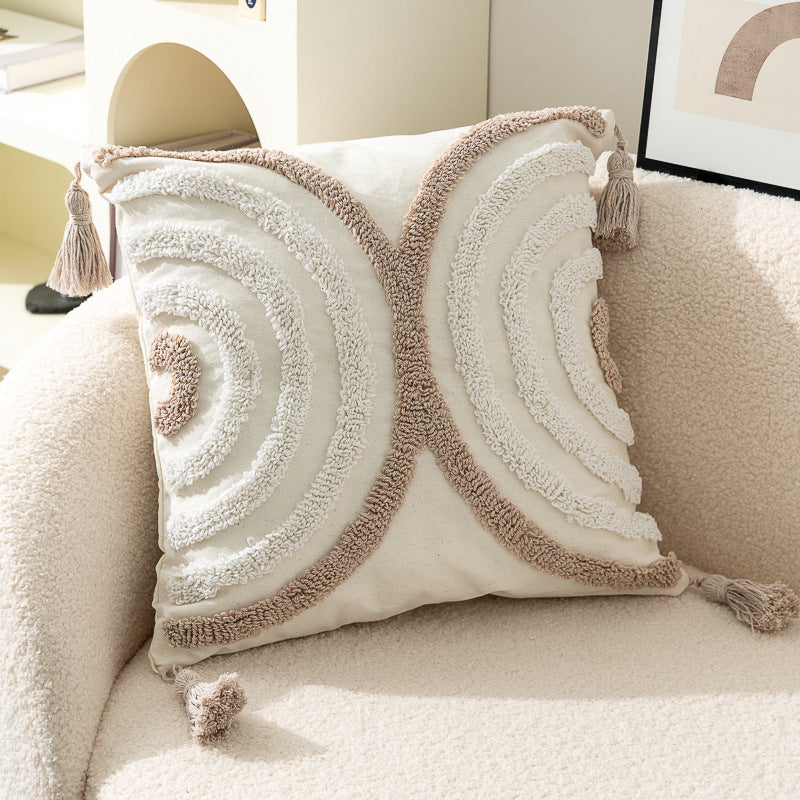Textured Decorative Throw Pillow