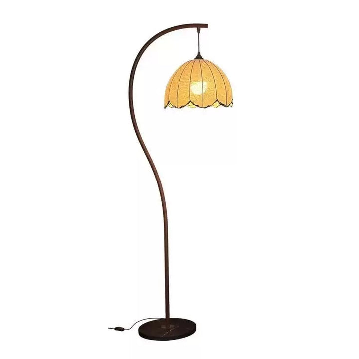 Vintage-inspired floor lamp