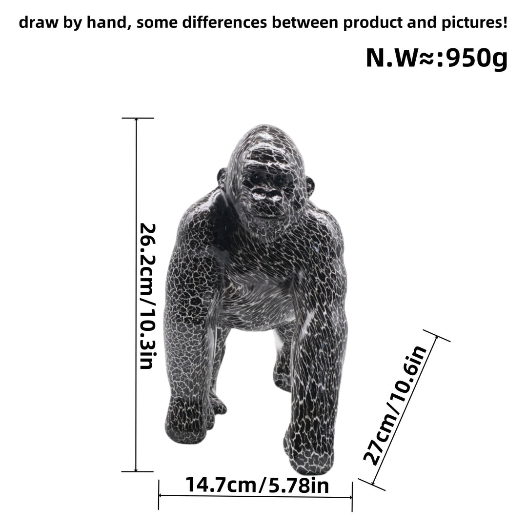 Artistic Gorilla Sculpture