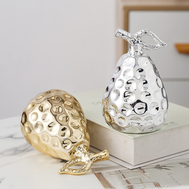 Artistic ceramic fruit figure