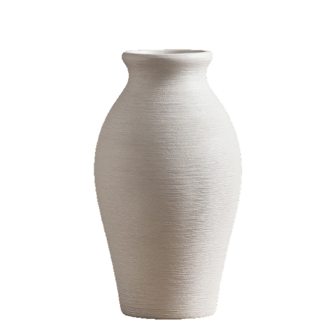 Elegant ceramic vase with textured design