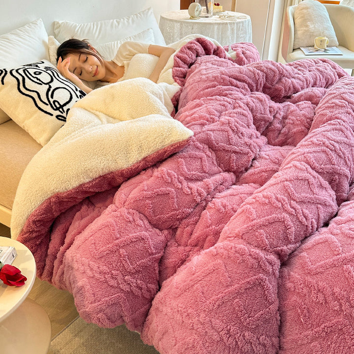 Luxurious Textured Plush Blanket