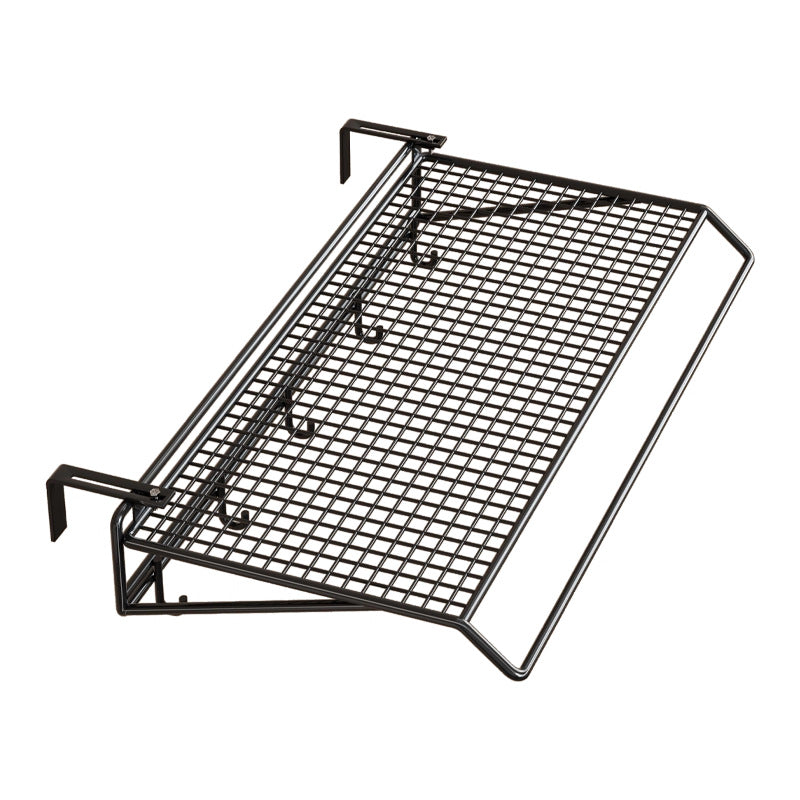 Radiator-Mounted Foldable Mesh Drying Shelf