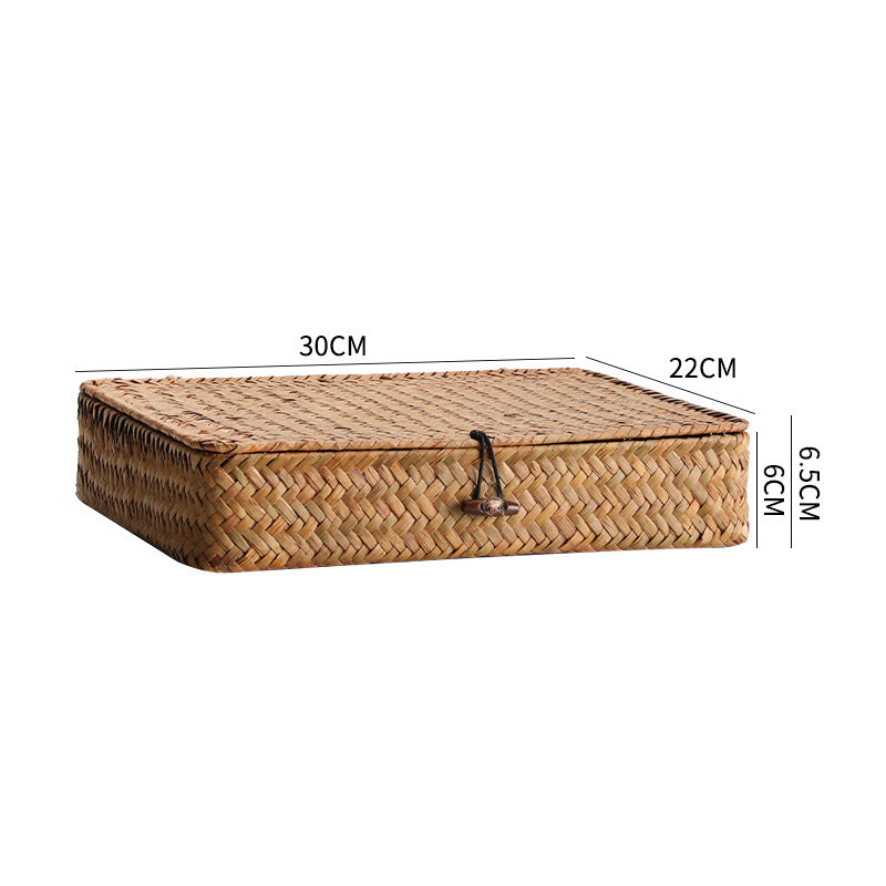Handcrafted Rectangular Woven Storage Box
